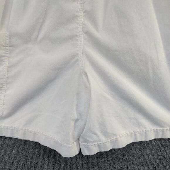 Blue Cabana Men's Shorts White Size M Poly Cotton Blend Pocket Vintage - Picture 4 of 13